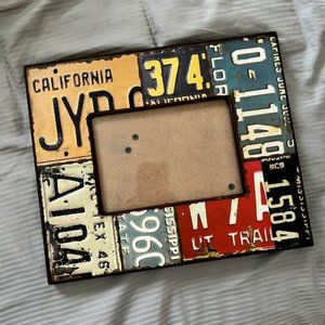 Perfect Condition License Plate Picture Frame!